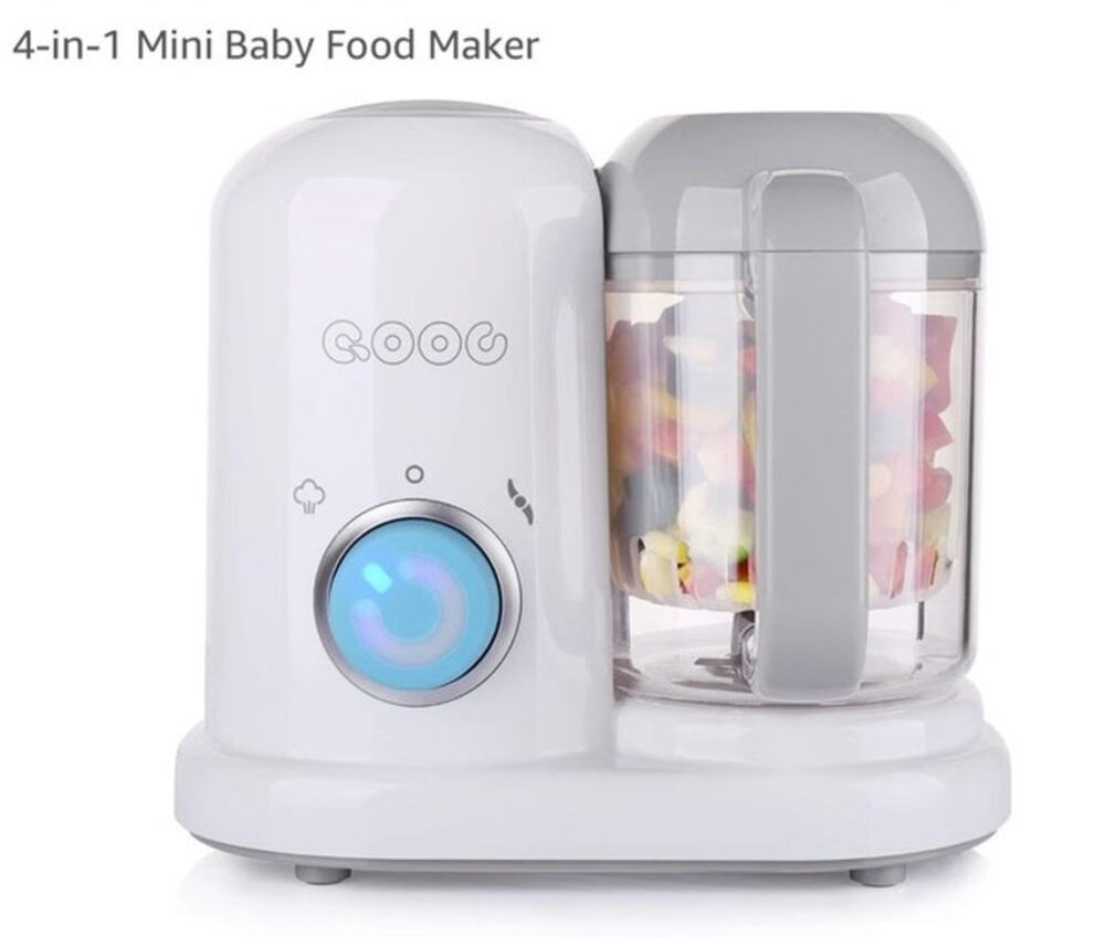 QOOC 4 in 1 Healthy Nutritious Simple Quick Easy Baby Food Maker NEW